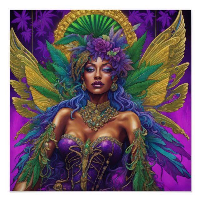 Mardi Gras Fee, Charmaine Poster (Vorderseite)