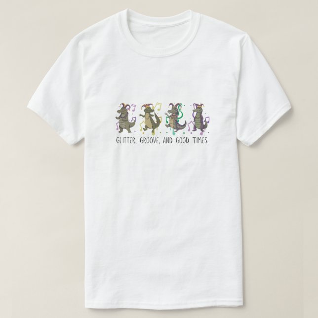Mardi Gras Feier T-Shirt (Design vorne)