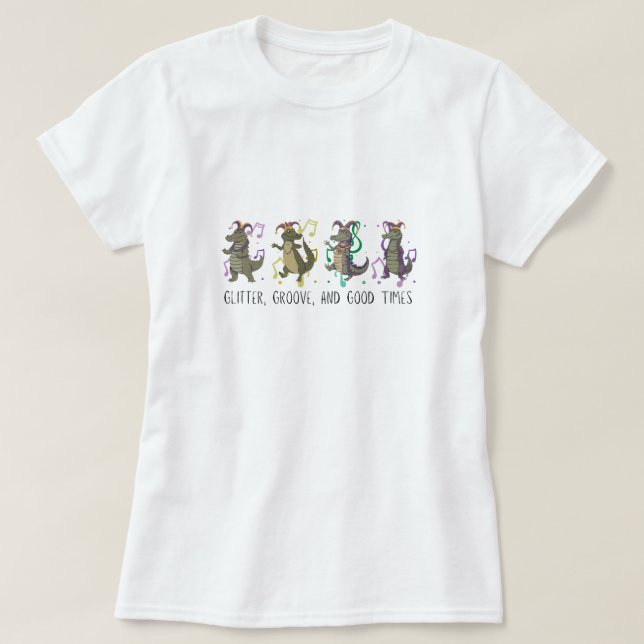 Mardi Gras Feier T-Shirt (Design vorne)