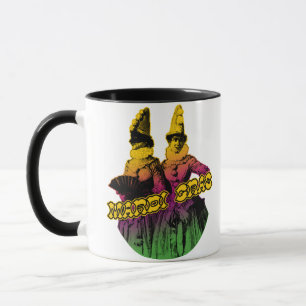 Mardi Gras-Feiernde Tasse