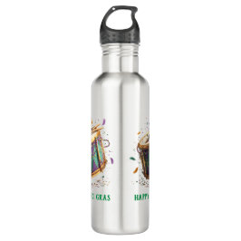 Mardi Gras Festive Drum Edelstahlflasche