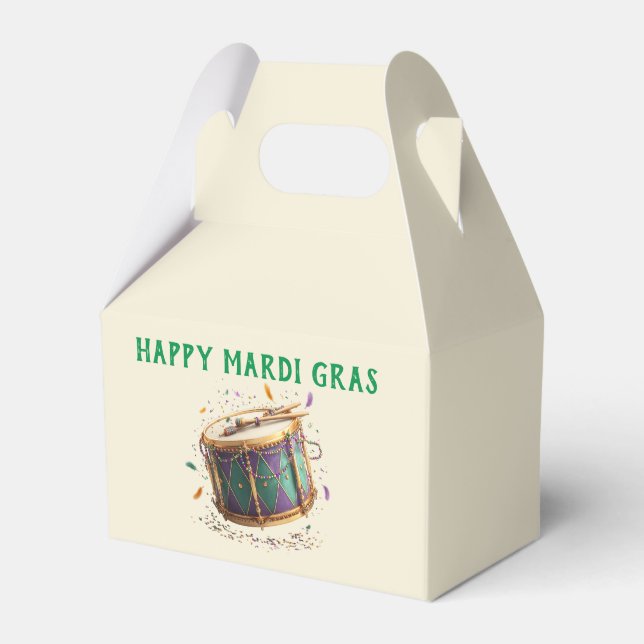 Mardi Gras Festtrommel Geschenkschachtel (Vorderseite)