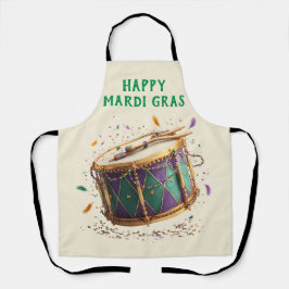 Mardi Gras Festtrommel Schürze