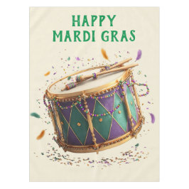 Mardi Gras Festtrommel Tischdecke