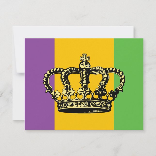 Mardi Gras Flag Crown (Vorderseite)