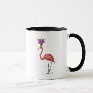 Mardi Gras Flamingo Full Tasse