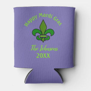 Mardi Gras Fleur de Lis Party Dosenkühler  