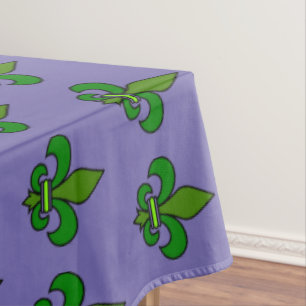 Mardi Gras Fleur de Lis Tischdecke Party-Dekoratio