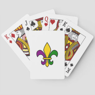 Mardi-Gras-Fleur-de-lys Spielkarten