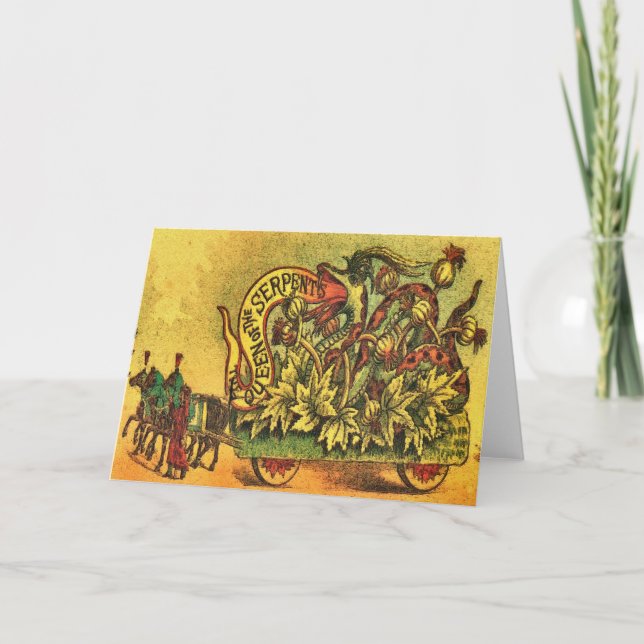 Mardi Gras Float 2 Karte (Vorderseite)