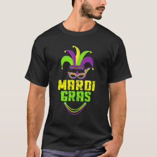 Mardi Gras for Men Jester Kostümbildnerin T-Shirt