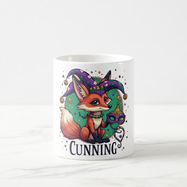 Mardi Gras Fox Tasse (Mittel)