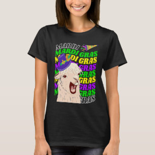 Mardi Gras Frauen Mardi Gras Lama Zubehör T-Shirt
