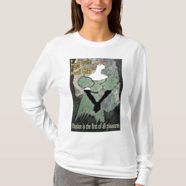 Mardi Gras French Quarter T-Shirt (Vorderseite)