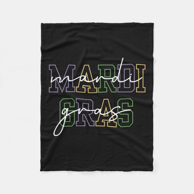 Mardi Gras Frische Pasta machen Fleecedecke (Vorderseite)