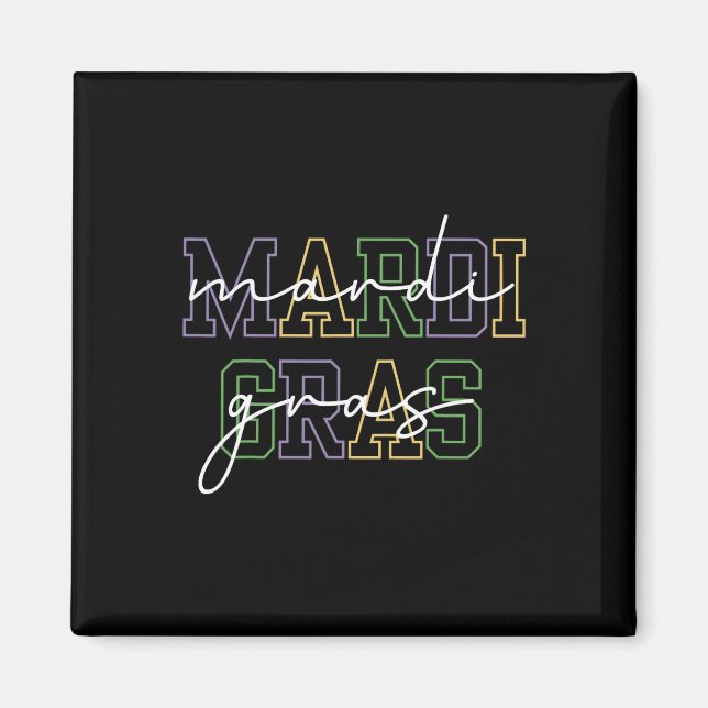 Mardi Gras Frische Pasta machen Magnet (Vorne)