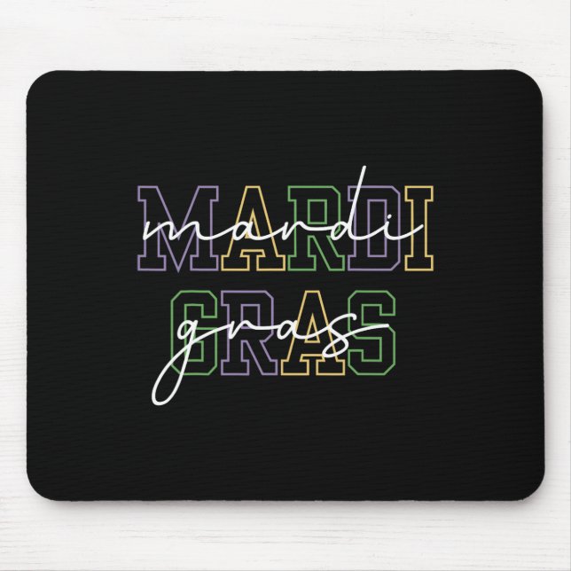 Mardi Gras Frische Pasta machen Mousepad (Vorne)