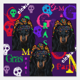 Mardi Gras Gartenschild