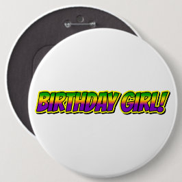 Mardi Gras Geburtstagskarl! Button