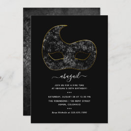 Mardi Gras Geburtstagsparty Einladung