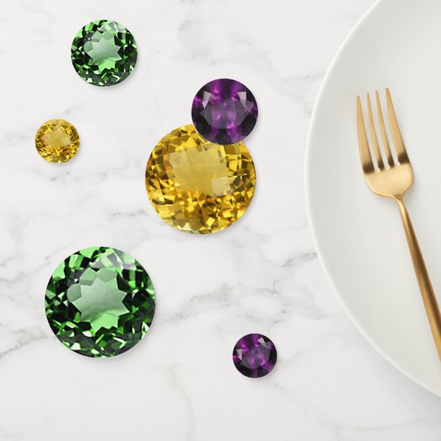 Mardi Gras Gemstones Konfetti (Gruppe)
