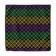 Mardi Gras Geometric Bead Strings Karneval