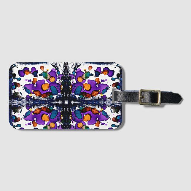 Mardi Gras Gepäckanhänger (Vorderseite (Horizontal))