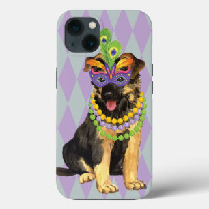 Mardi Gras German Shepherd Case-Mate iPhone Hülle