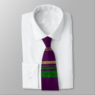 Mardi Gras Gestreift Krawatte