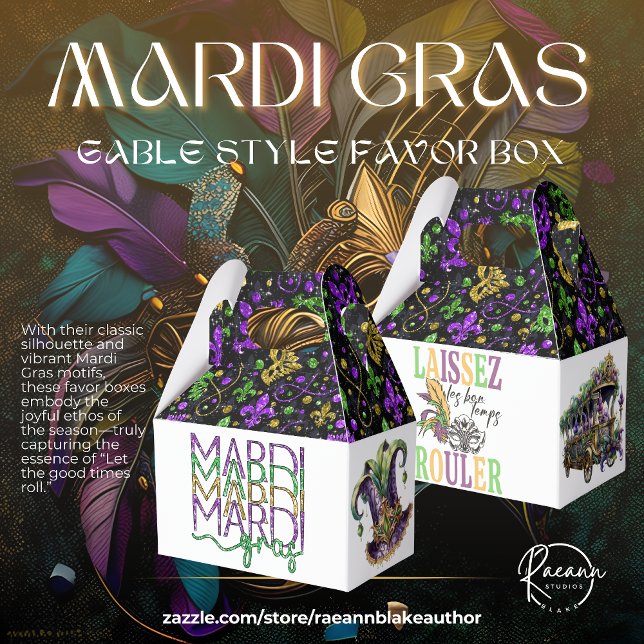 Mardi Gras Giebel Geschenkbox Geschenkschachtel (Von Creator hochgeladen)