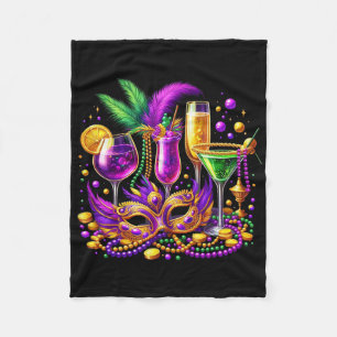 Mardi Gras Gl Of Wine Trinkteam Wein Festival Fleecedecke