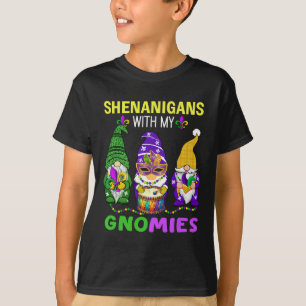 Mardi Gras Gnomes Leopard Frische Pasta machen T-Shirt