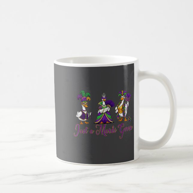Mardi Gras Goose 2026 Gift Funny Tee Men, Women  Kaffeetasse (Rechts)