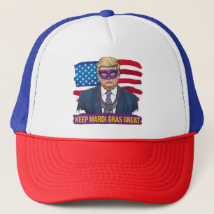 Mardi Gras großartig lustig Trump Mardi Gras 2025 Truckerkappe