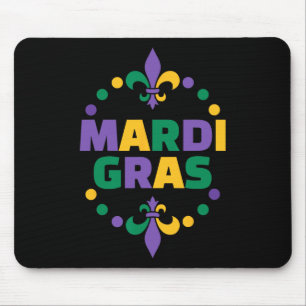 Mardi Gras Happy Mardi Gras Carnival Mousepad