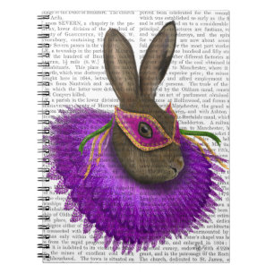 Mardi Gras Hare 2 Notizblock