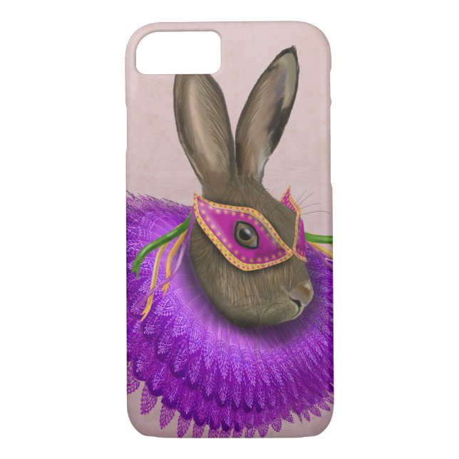 Mardi Gras Hare 4 Case-Mate iPhone Hülle (Rückseite)