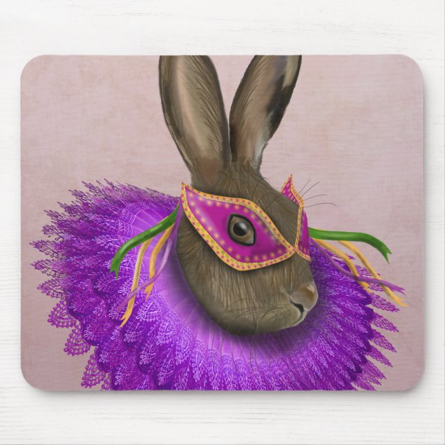 Mardi Gras Hare 4 Mousepad (Vorne)