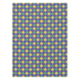 Mardi Gras Harlequin Diamond Karnevalsmuster Tischdecke