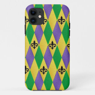 Mardi Gras Harlequin Lilie Case-Mate iPhone Hülle