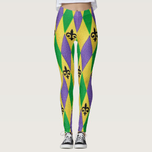 Mardi Gras Harlequin Lilie Leggings