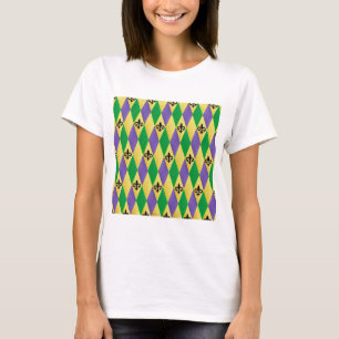 Mardi Gras Harlequin Lilie T-Shirt