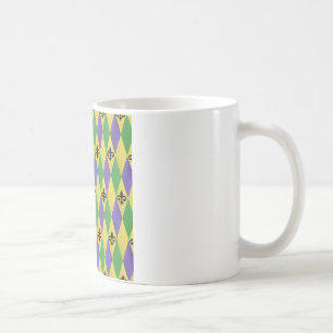 Mardi Gras Harlequin Lilie Tasse
