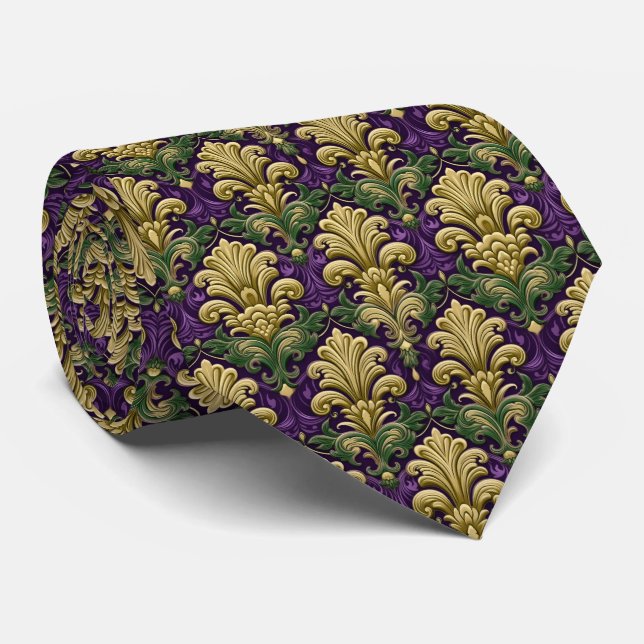 Mardi Gras Herren Krawatte  (Gerollt)