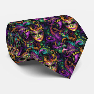Mardi Gras Herren Krawatte