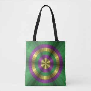 Mardi Gras Illusion All-Over-Print-Tasche