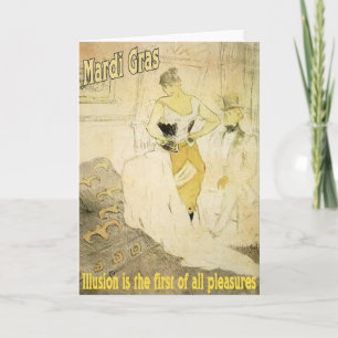 Mardi Gras Illusion Karte