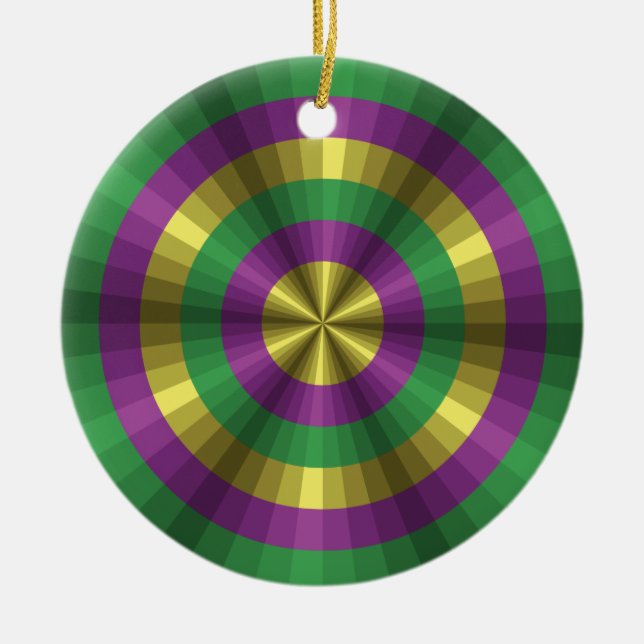 Mardi Gras Illusion Ornament (Vorne)