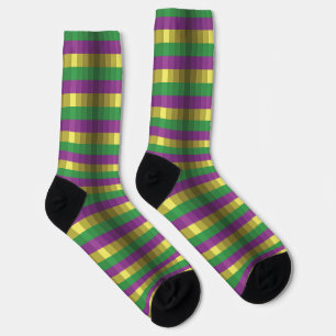 Mardi Gras Illusion Socken