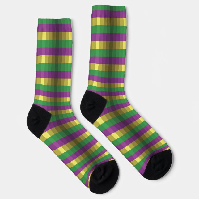 Mardi Gras Illusion Socken (Rechts)